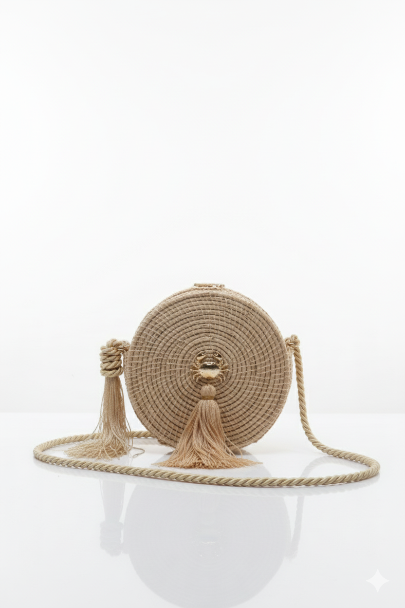 Bolso Circular Amazónico en Fibra de Iraca