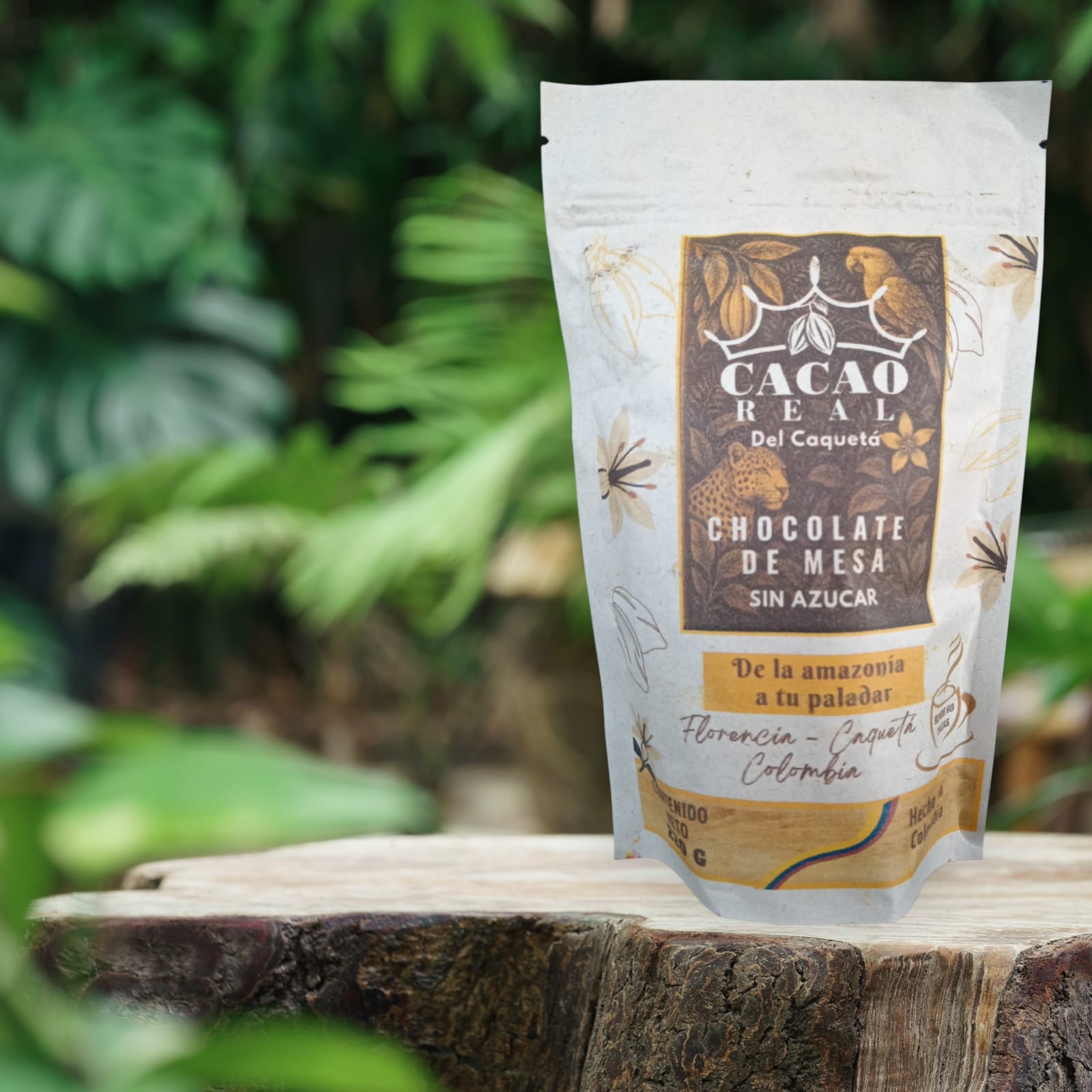 Chocolate de Mesa Amazónico Cacao Real