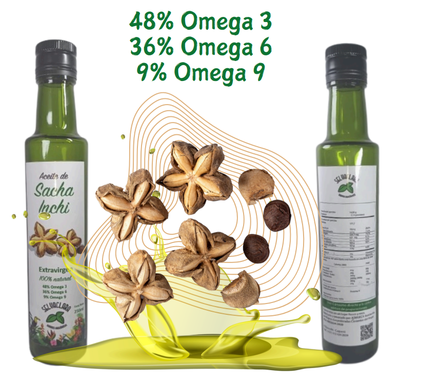 Selvaclara Aceite de Sacha Inchi – Omega Amazónico