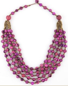 Collar Multihilo de Semillas de Asai