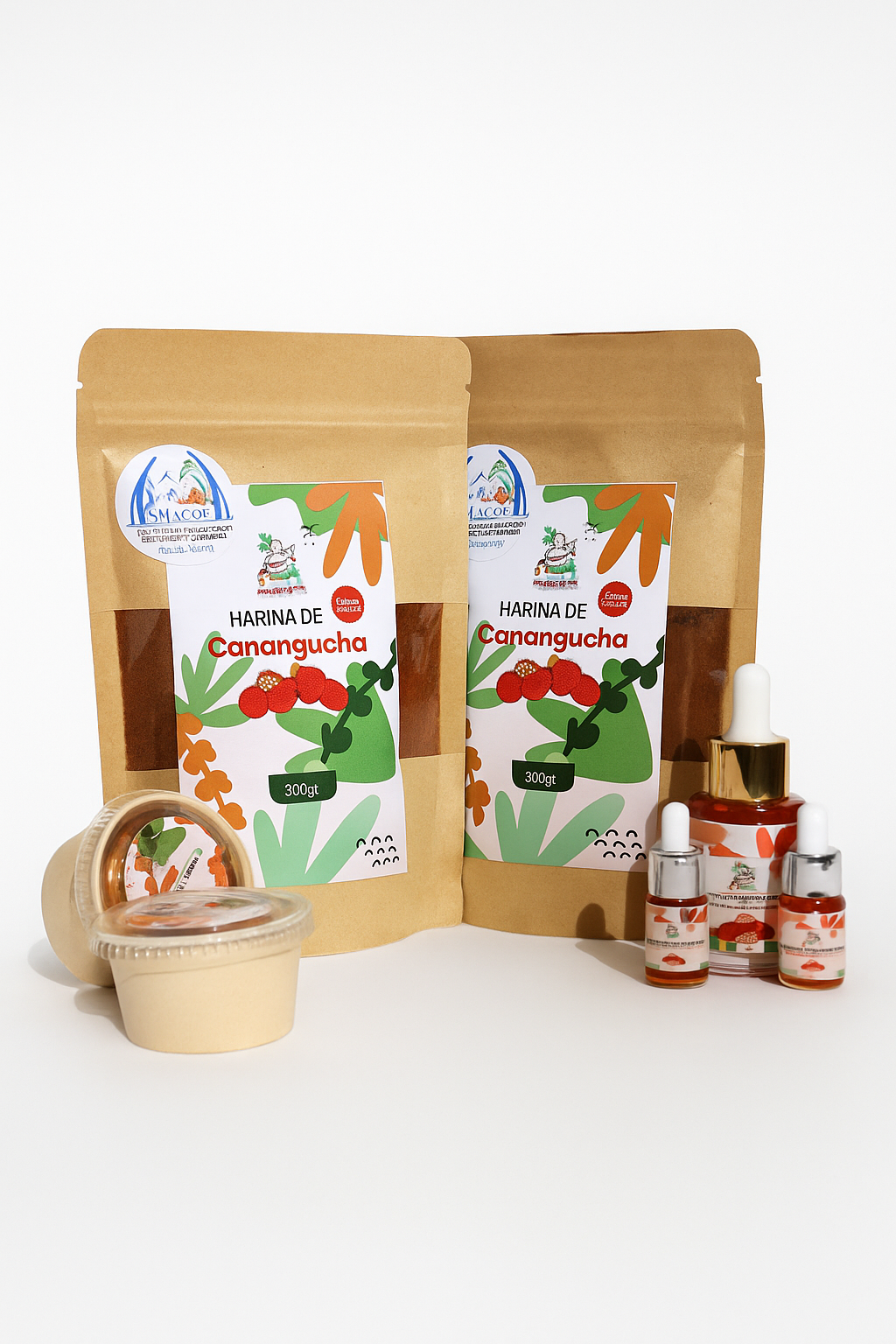 Derivados de Canangucha Amazónica (Harina, Aceite y Cosméticos Naturales)