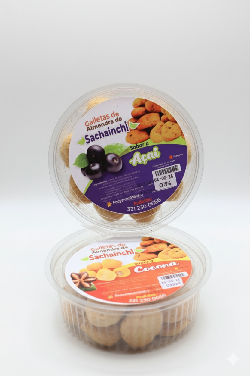 Galletas de Sacha Inchi sabor Açaí