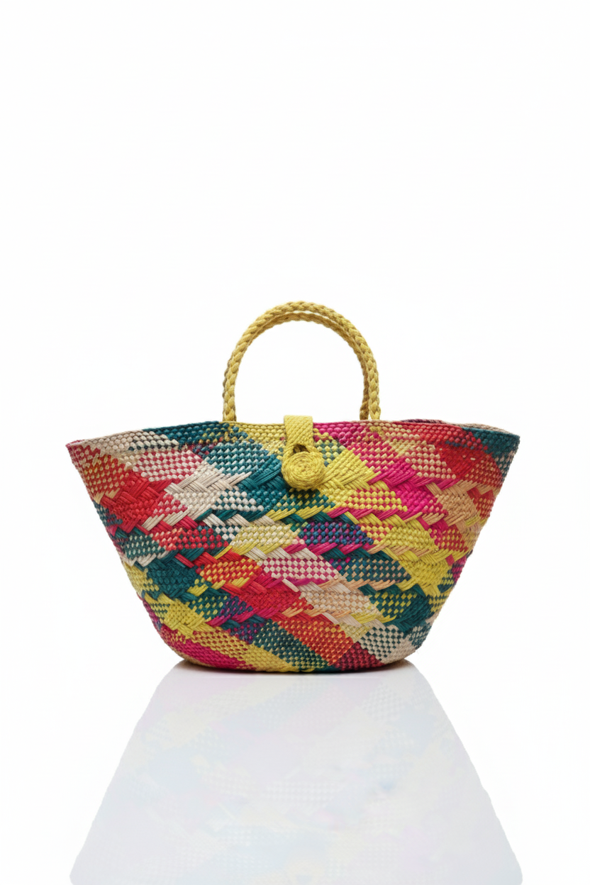 Bolso Amazónico Multicolor en Fibra Natural