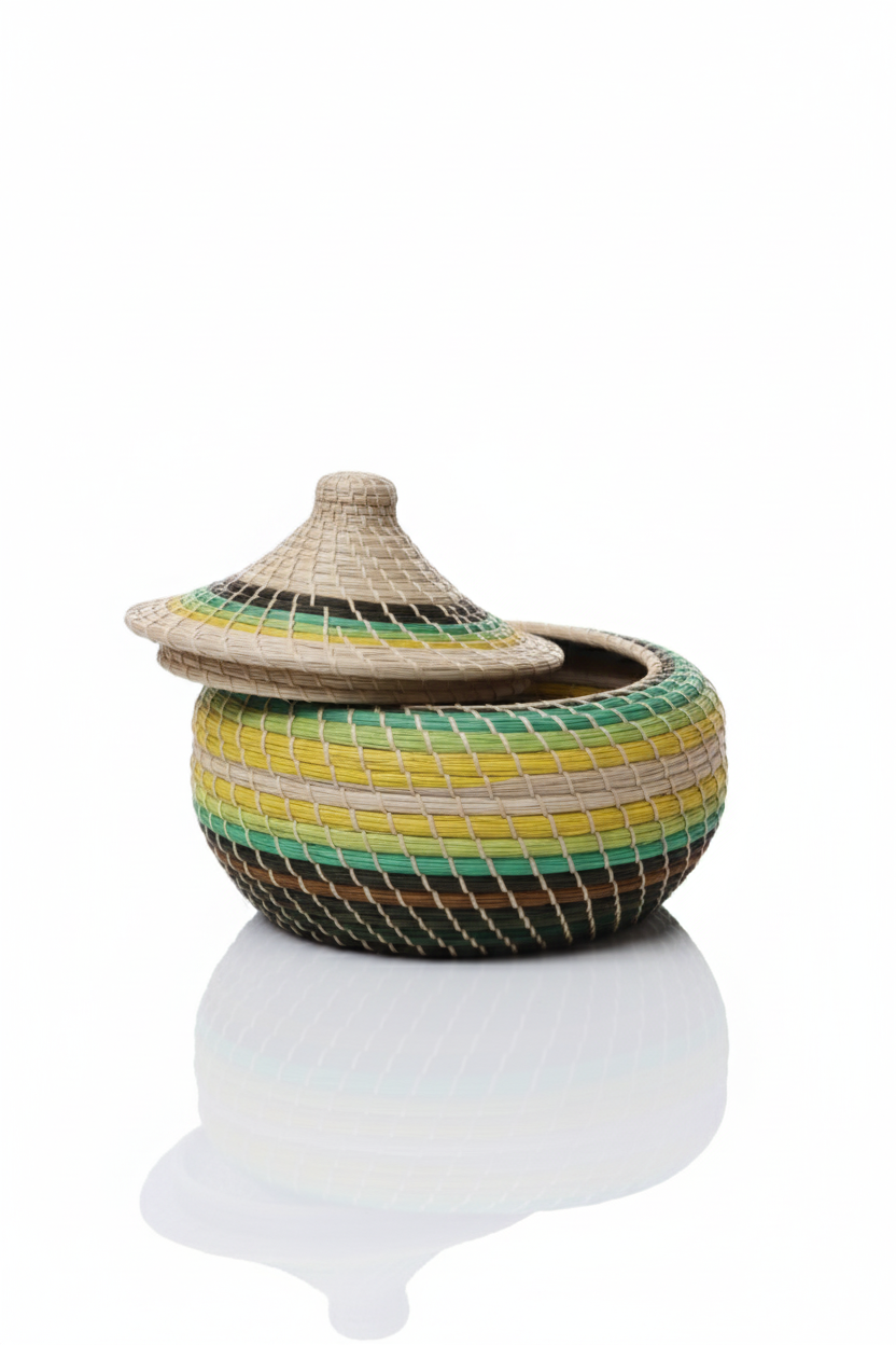 Cofre Artesanal Decorativo en Iraca