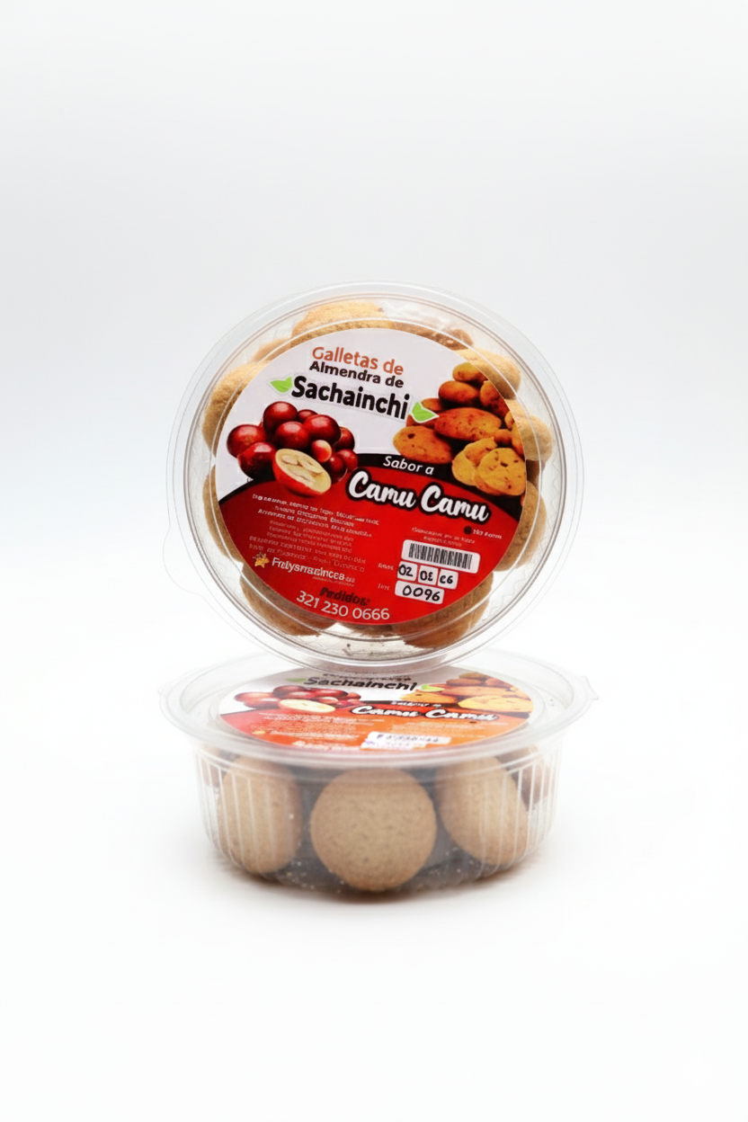 Galletas de Sacha Inchi sabor Camu Camu