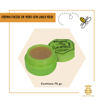 Crema Facial con Miel y Jalea Real